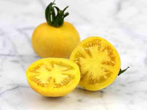 Photo of Tomato (Solanum lycopersicum 'Wapsipinicon Peach') uploaded by Joy