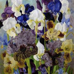 
Date: c. 1935
painting by Cedric Morris of some of his Benton Irises: 'May Flow