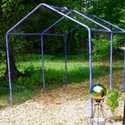 One way to recycle an old greenhouse